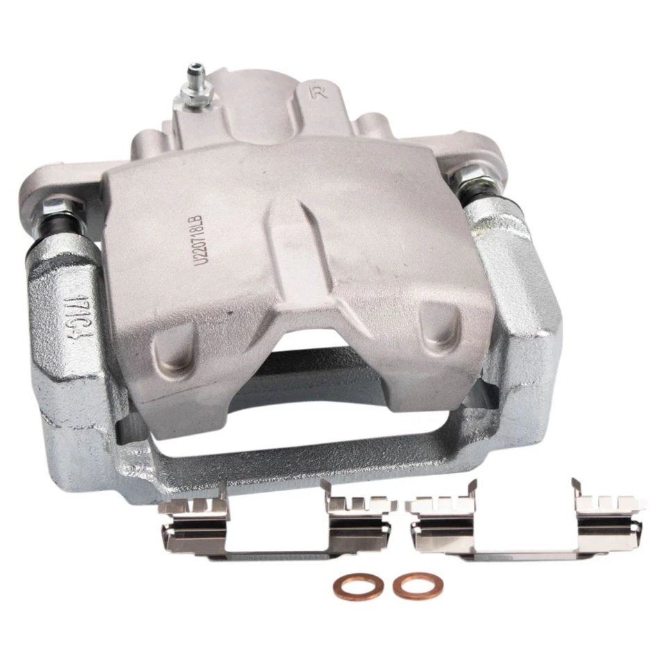 Pinzas de freno traseras pastillas de cerámica y rotores perforados para Cadillac SRX 2004-2009 Foto 3 de 4