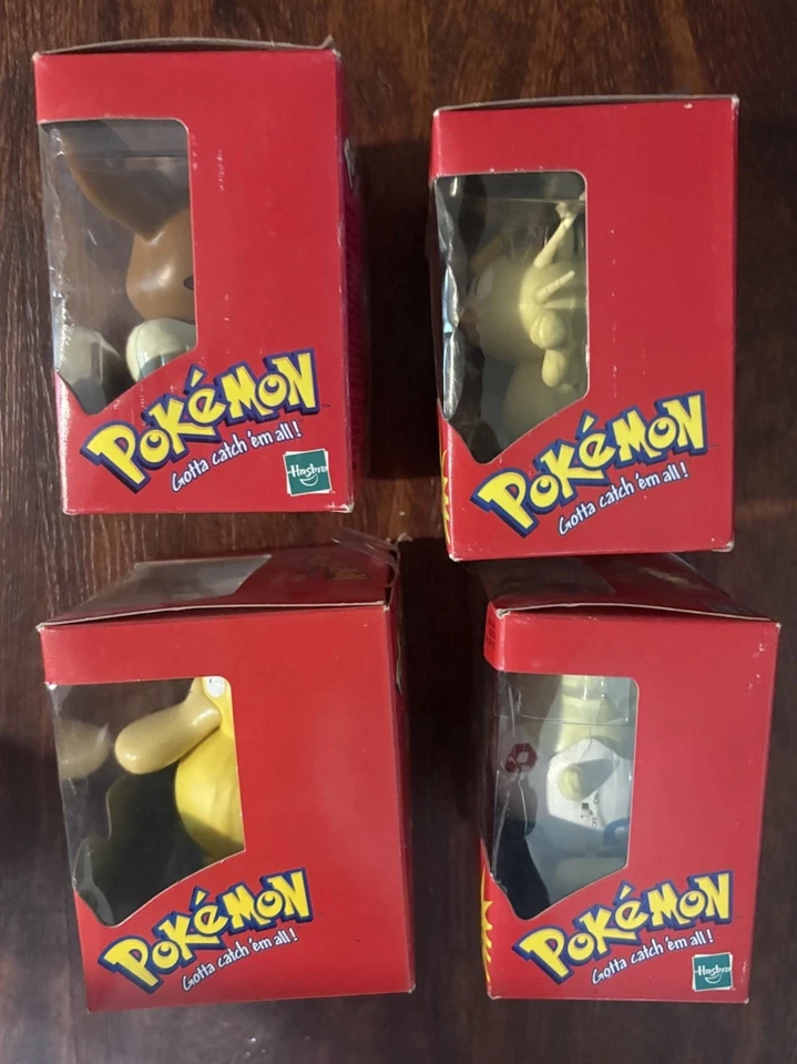 Estatueta Nintendo POKEMON EEVEE MEOWTH PSYDUCK TOGEPI 1999 - Imagem 2 de 4