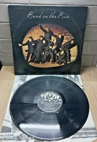 Vinyl LP Paul McCartney And Wings - Band On The Run VG/VG 1973 Apple records