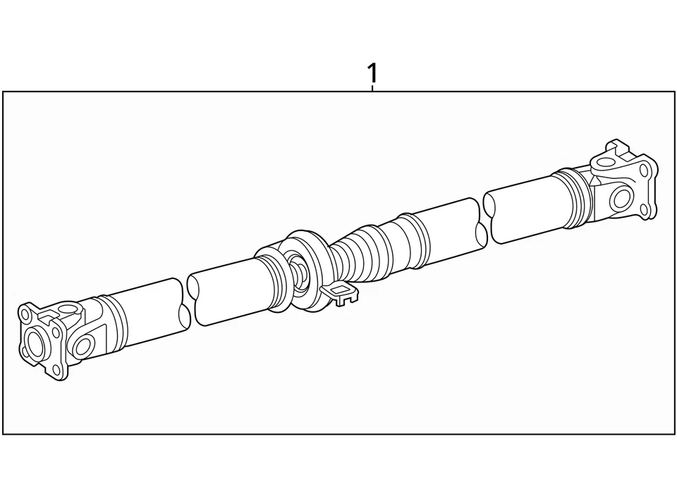 2006-2018 TOYOTA RAV4 Rear Drive Shaft 2 Piece 3710042090 - Image 4 of 4