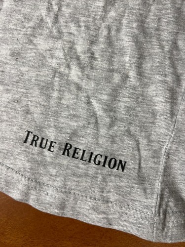 NWT True Religion Grey Logo Short Sleeve T Shirt Youth Boys Size 5 #308 - Picture 4 of 8