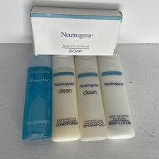 Neutrogena 5 Piece Travel Kit w/Bath Soap, Shampoo, Conditioner, Body Lotion