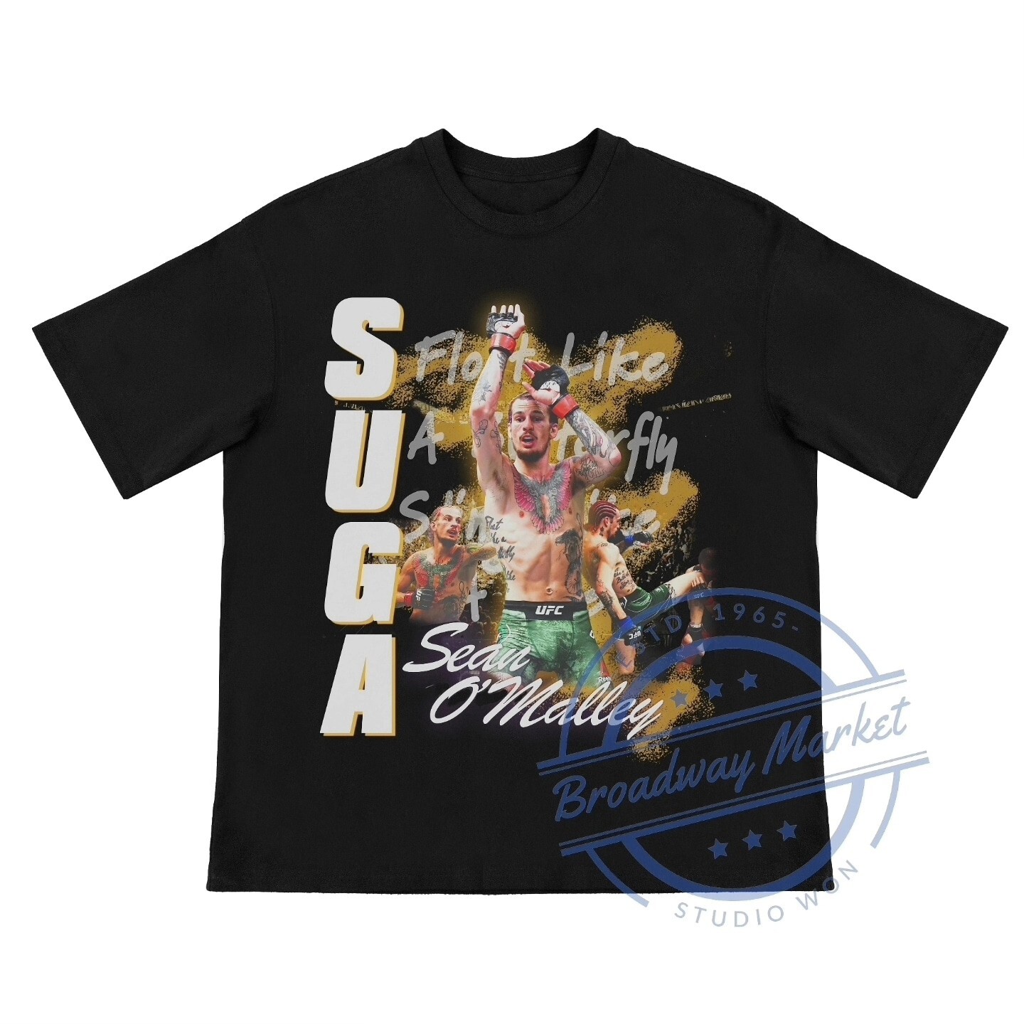 ALTRA T shirt Suga Sean O'malley Champion pesi massimi oversize kickboxing UFC