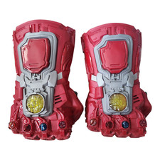 2 Marvel Avengers Endgame Red Infinity Gauntlet Electronic Fist w/Light Sounds