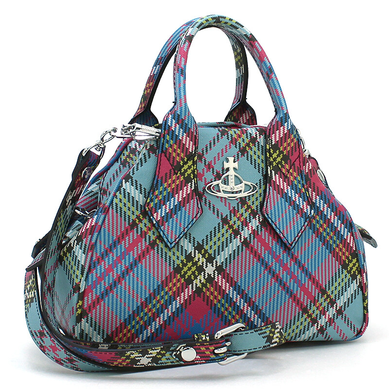 【VIVIENNE WESTWOOD】Saffiano Biogreen Small Purse Cross Bag Vivienne Westwood Saffiano Biogreen Small Purse with Chain