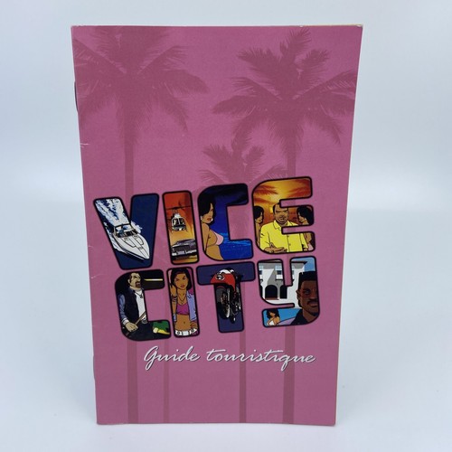 Notice Sony Playstation 2 PS2 GTA Vice City Guide Touristique Rare - Version PAL