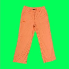 AUSTRALIAN by L'Alpina Retro Track Pants, Snap Button, Mesh Lined, Salmon, L