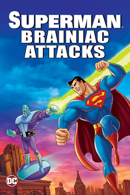 Superman Brainiac Attacks Movie Poster DC Comics