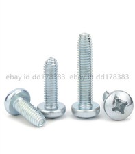 Viti a rullo forma di filettatura testa a croce Phillips acciaio zincato M2-M6