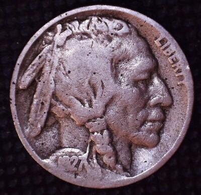1927-S Buffalo Nickel San Francisco Mint 5(C) #B115
