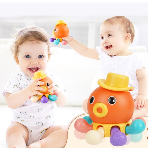 Baby Interactive Musical Sound Crawling Octopus Toys Moving Infants Toys Gift UK - Picture 3 of 22