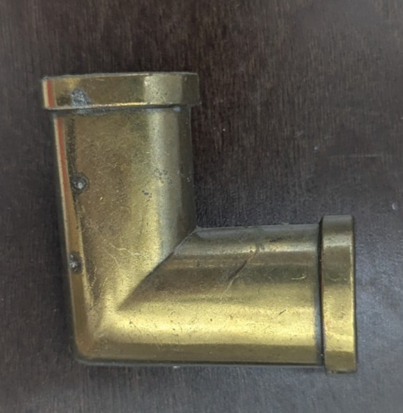 Drexel Accolade Brass Campaign Corner Brackets Lot of 4