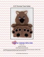 Wombat Treat Holder- Plastic Canvas Pattern or Kit