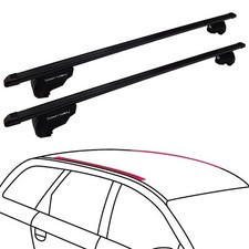 Roof Rack Rail Cross Bars Lockable | VW Touareg 2002-2010 T Profile Fitting