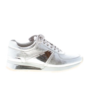 michael kors allie metallic leather sneaker
