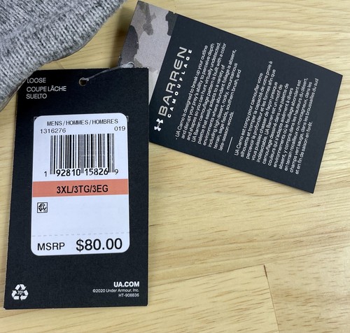 Under Armour Specialist Henley 2.0 Barren Felpa Mimetica 1316276 019, Uomo 3XL - Foto 5 di 5