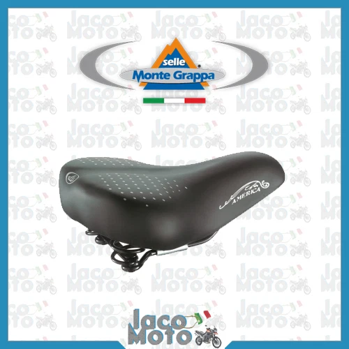 Ancienne selle de vélo Pryma cuir croupon spécial marron