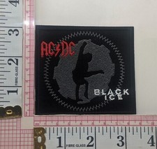 ACDC Classic Metal Rock Band Black Ice Patch Crest Badge f8