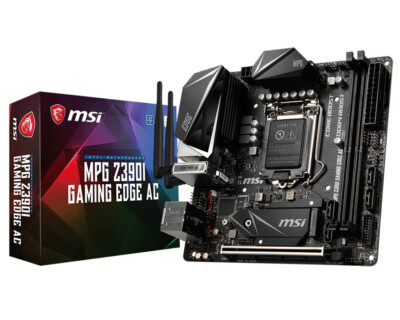   MPG Z390i Gaming Edge AC LGA1151 DDR4 SDRAM   Z390 Mini ITX Motherboard #E3