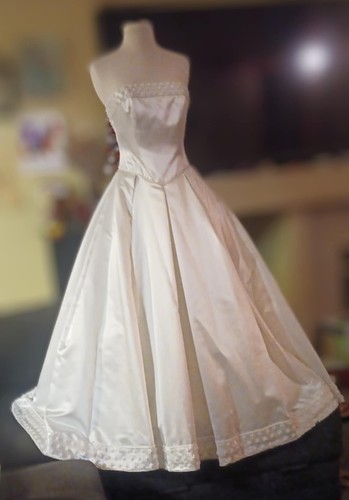 Demetrios Detachable Train Wedding Gown - Picture 5 of 5
