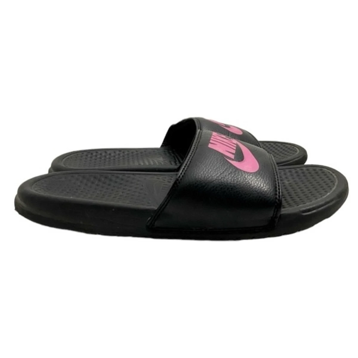 nike pink sandals