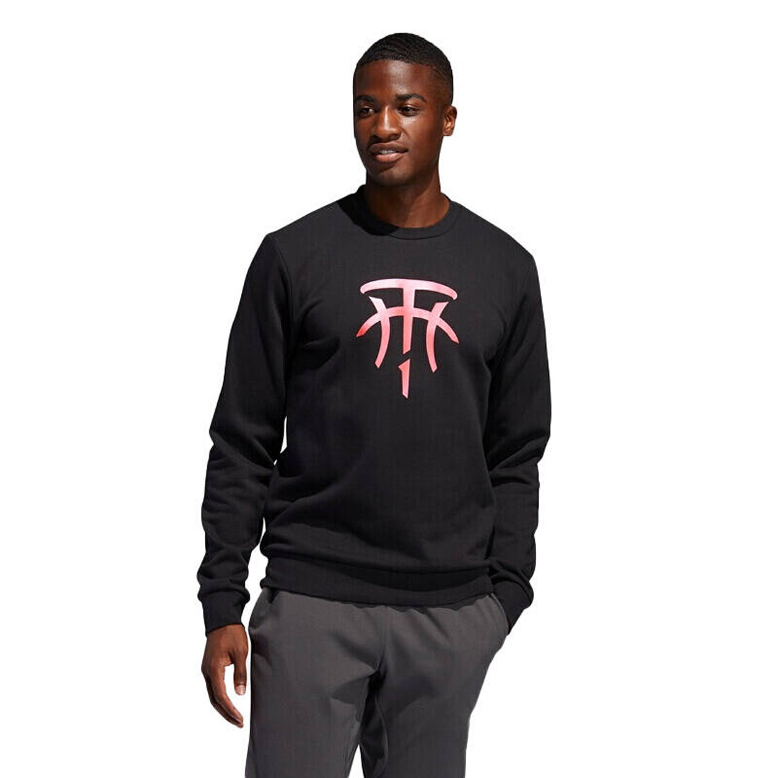 Мужская толстовка Adidas с логотипом TMAC Crew, различные цвета