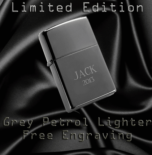 NEW WINDPROOF METAL LIGHTER FREE CUSTOMISED ENGRAVING PERSONALISED MESSAGE GIFT - Picture 11 of 11