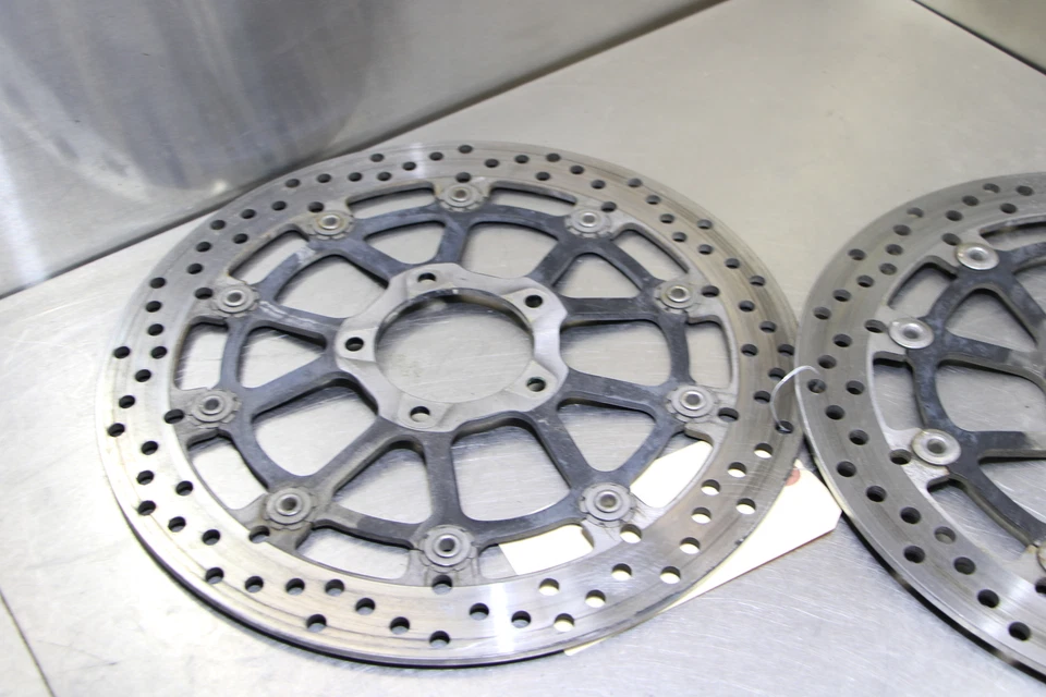 17-21 DUCATI MONSTER 797 FRONT LEFT RIGHT BRAKE ROTORS DISCS - Image 3 of 4