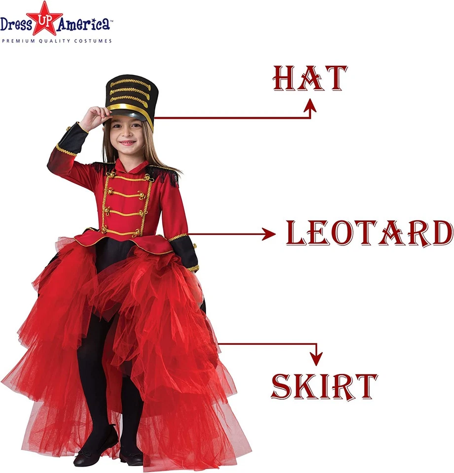 Disfraz Dress-Up-America Band Majorette - Disfraz Cascanueces para Niñas Foto 2 de 4