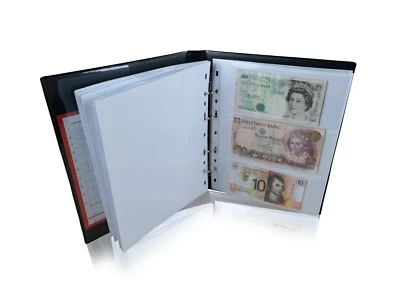 Extra Banknote Pages Sleeves For SCHULZ Banknote Albums Collection [MULTI]