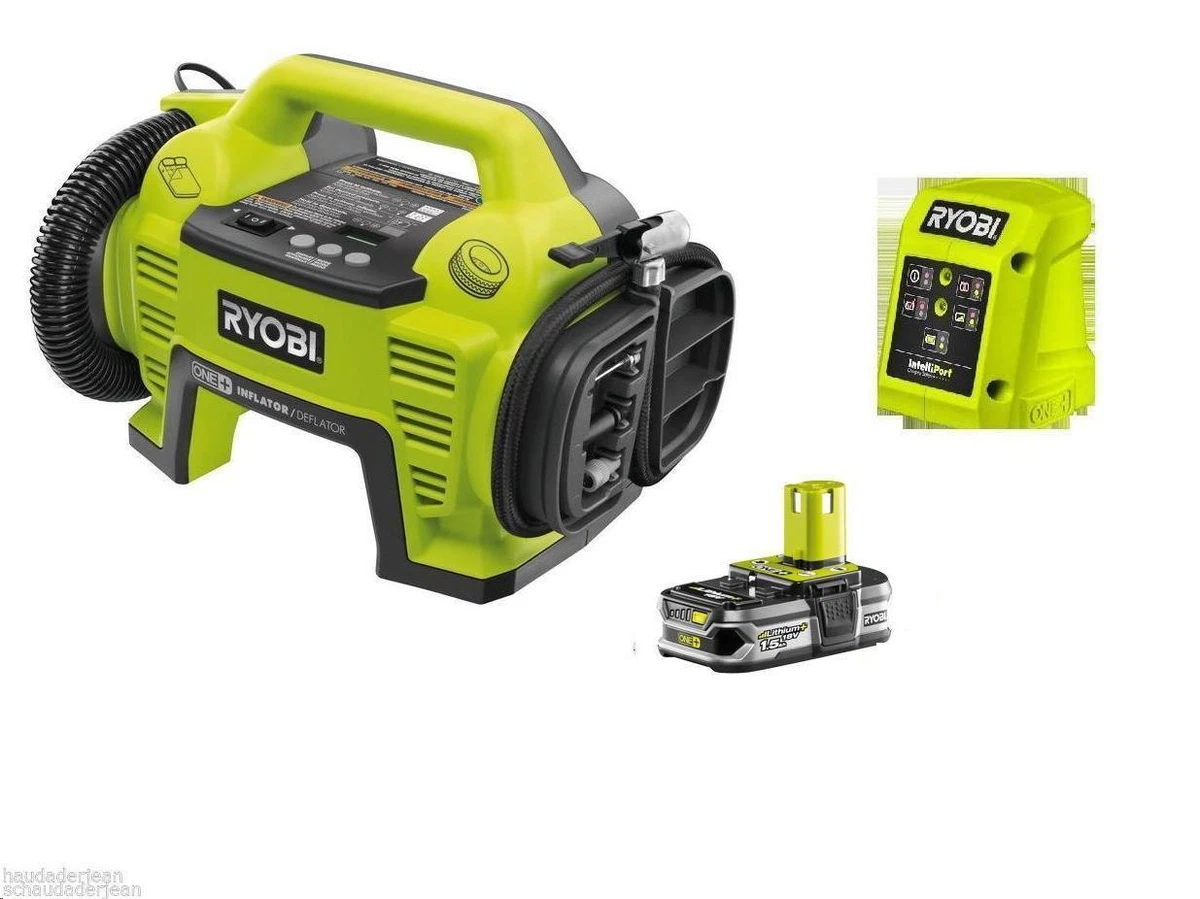 Ryobi ONE AKKU 18V KOMPRESSOR R18I mit Ladeger t RC18115 1x18V 2 0Ah Akku