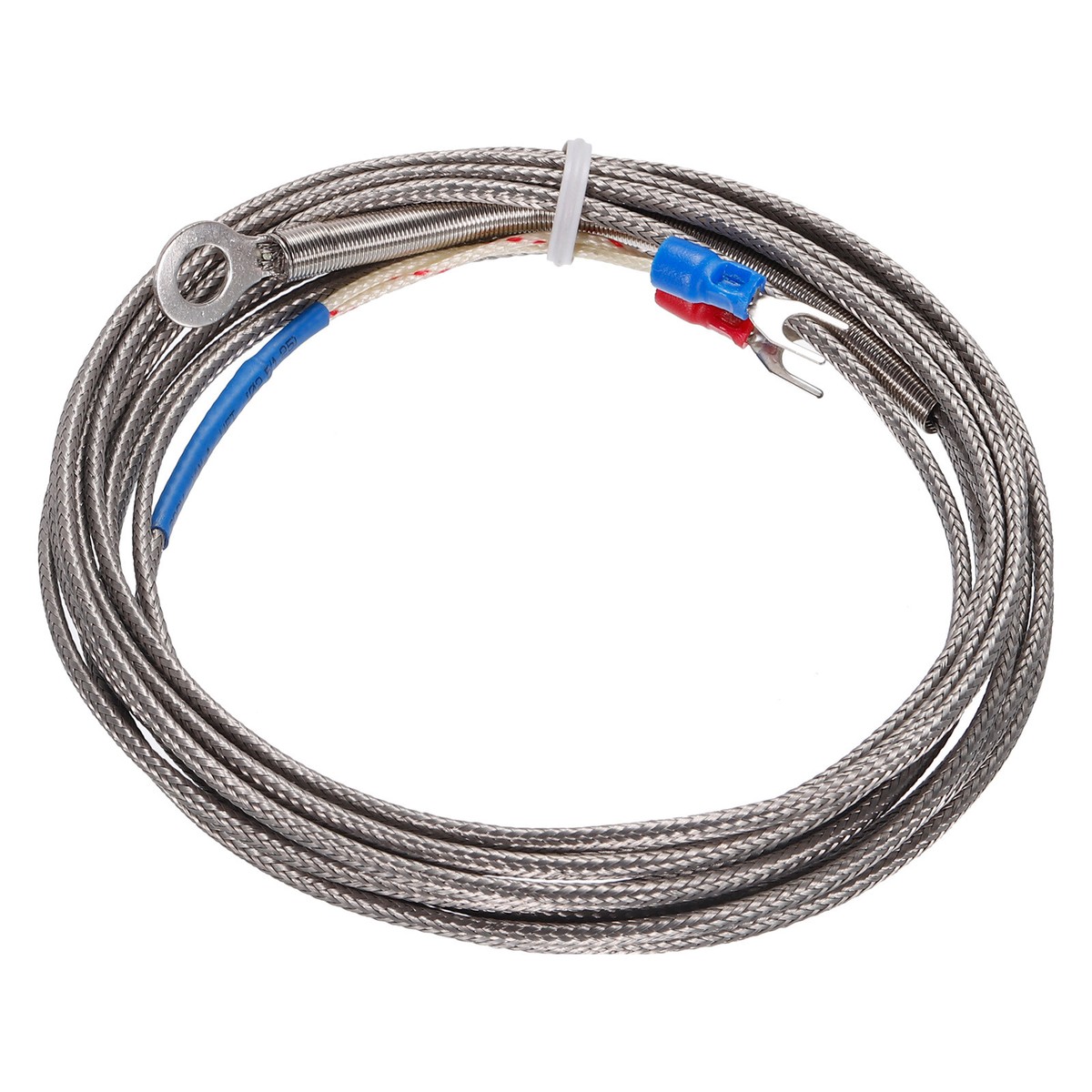 K Type Thermocouple Temperature Sensor 6mm Ring 10ft Wire 0 to 600