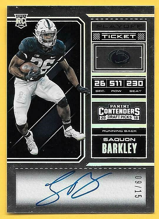 2018 Panini Contenders Draft Picks Saquon Barkley #105 - 1 of 1