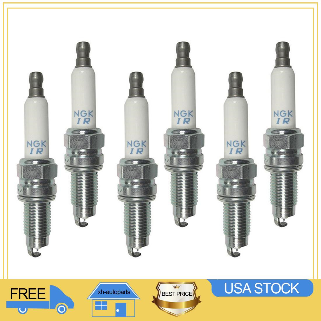 6-Pieces OEM NGK Laser Iridium Spark Plugs For Audi PORSCHE VW IZKR7B NEW XH
