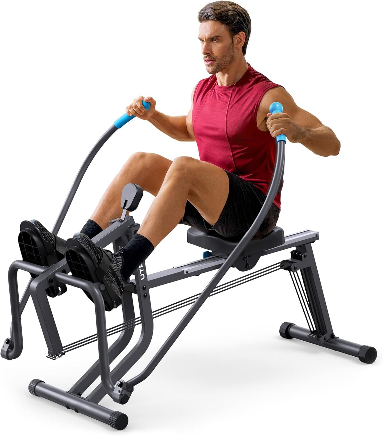 UTRYUP Sculls Compact Adjustable Rowing Machines for Home Gym Exercise Long Rail