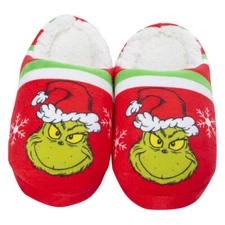 LADIES  XX LARGE 11**  GRINCH SLIPPERS ** DR SEUSS FAST SHIPPING! WOMENS XXL