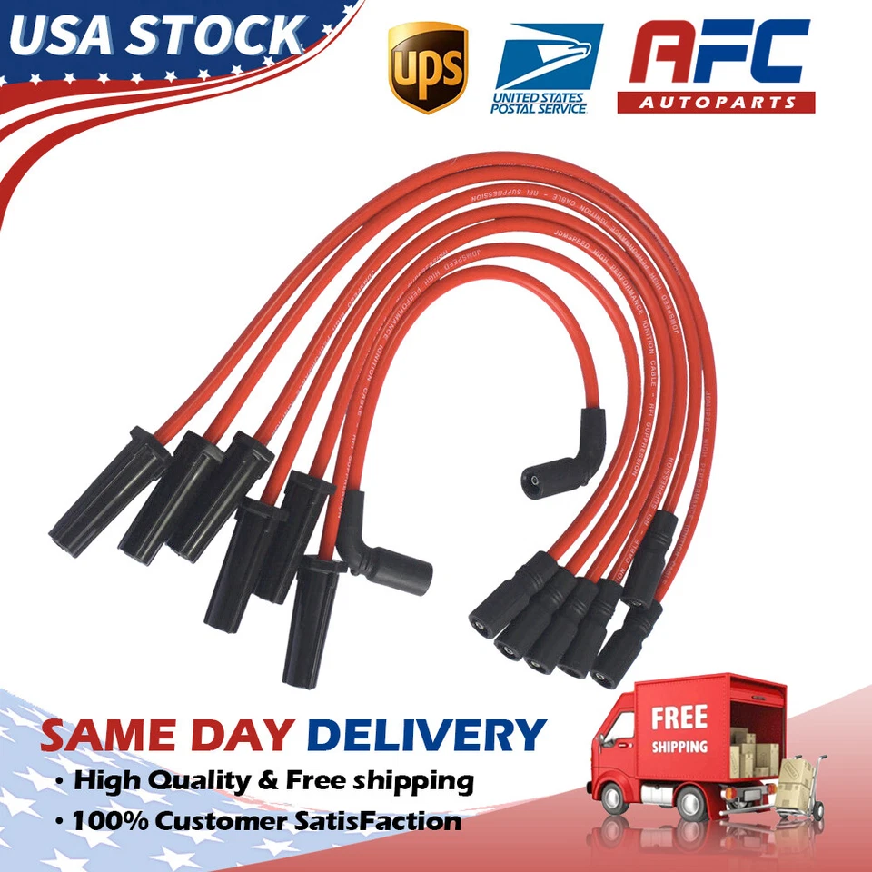 DR49 Ignition Coil+wire For Chevy Silverado GMC Sierra Blazer Safari 10489421 - Image 2 of 4