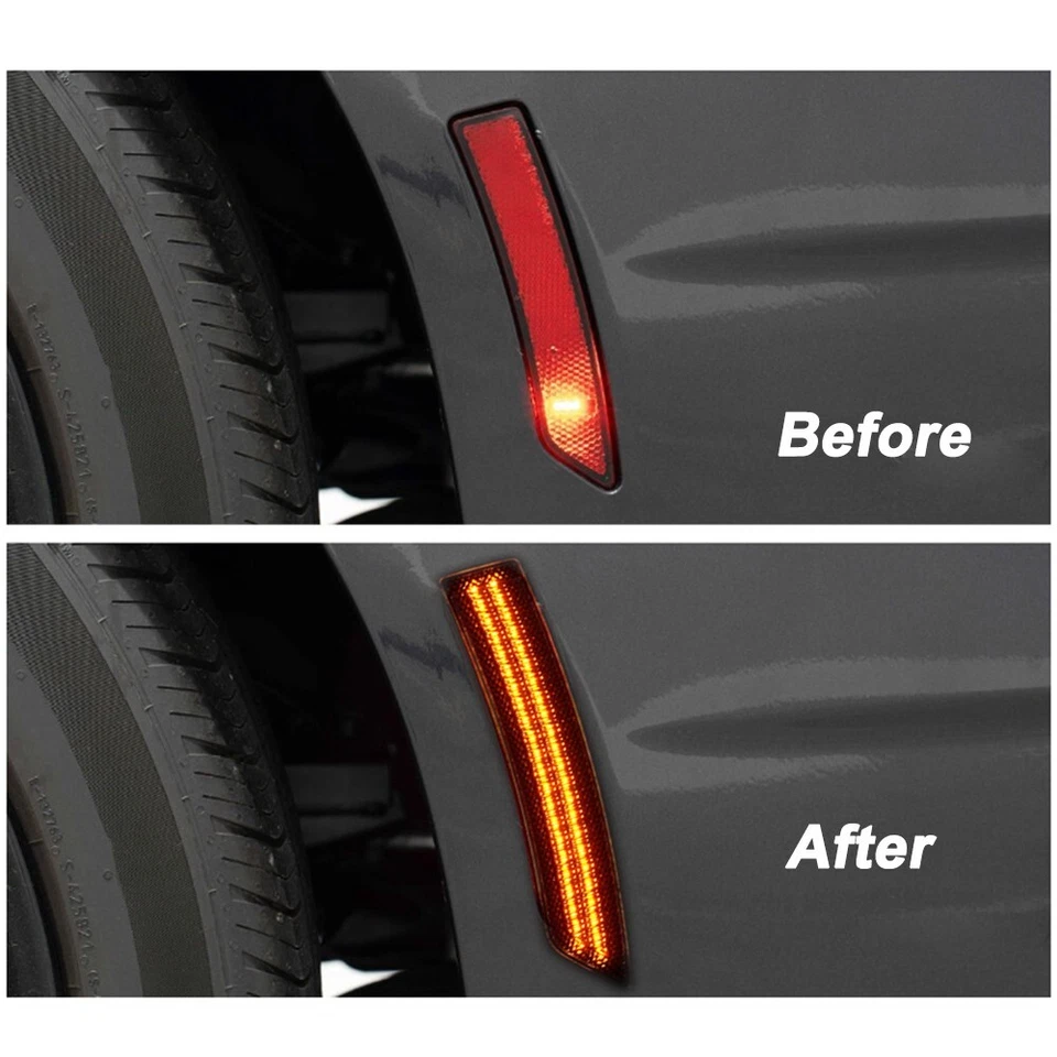 4x Luces LED delanteras traseras ahumadas para Ford Mustang (S650, Gen7) 2024+ Foto 4 de 4