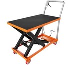 500lbs Hydraulic Manual Single Scissor Lift Table Cart 28.5" Lifting Height