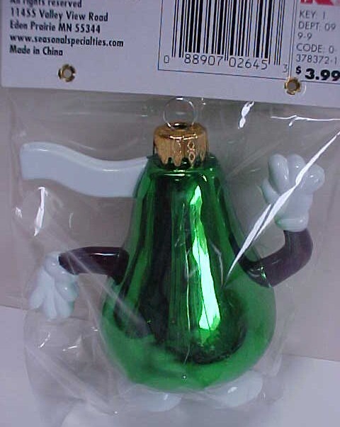 Hershey Kiss Christmas Ornament set New Sealed