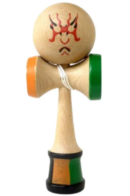 Kabuki Kendama: Fox Tadanobu Wooden balance action game