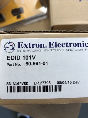 Extron EDID 101V 66-991-01 | eBay