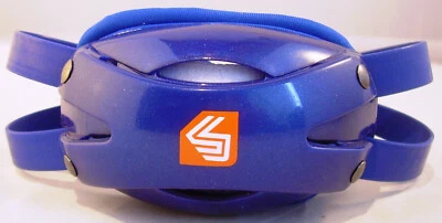 Shock Doctor Kinnriemen, Ultra Pro Chinstrap , 4-point high/low, L/XL royalblau