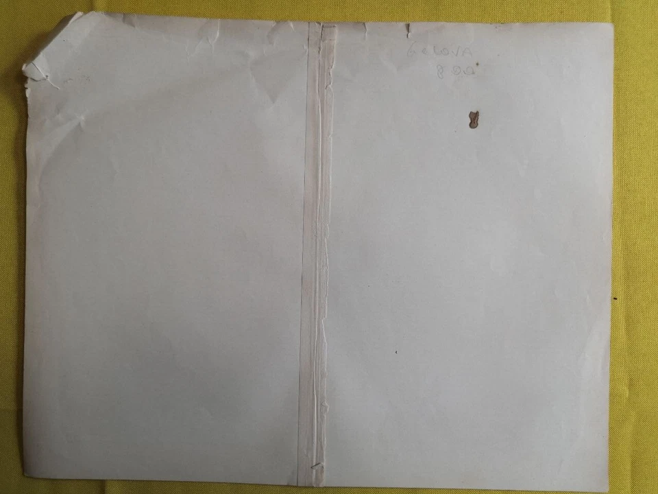 1885 - Genoa Italy - Vintage Geography Map ORIGINAL 11.5 x 9.5" - C12-4 - Image 3 of 3