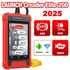 2025 LAUNCH X431 Elite CRE200 OBD2 Diagnostic Scanner Tool ABS SRS  Code Reader