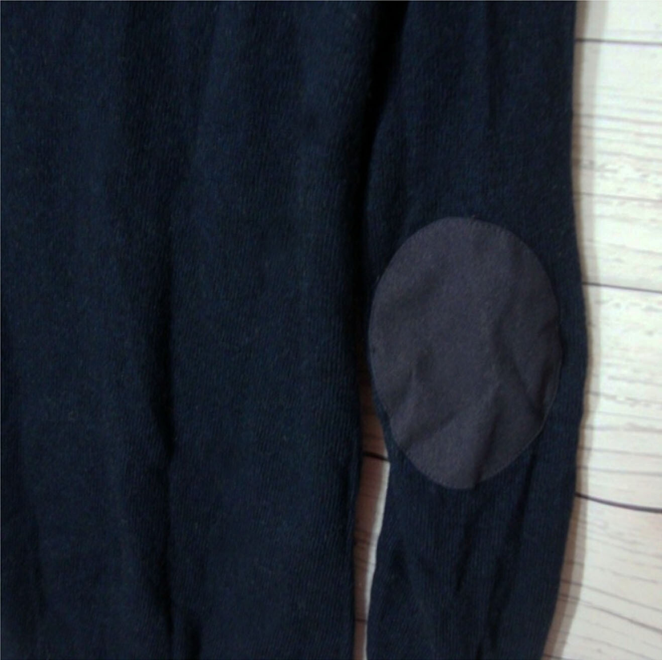 J. Crew Wool Blend Side Button Elbow Patch Stripe… - image 6