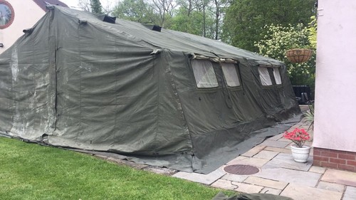 Large 24 x 18 Frame Tent Ex British Army -dry stored in good condition - Picture 4 of 17