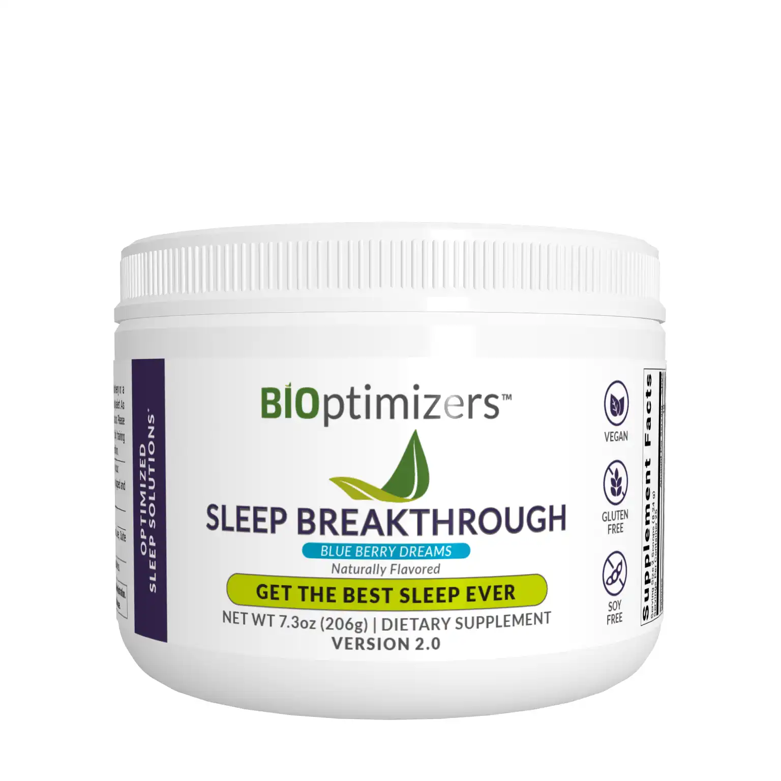 BIOptimizers Sleep Breakthrough 2.0 - Blue Berry Dreams | Sleep Supplement