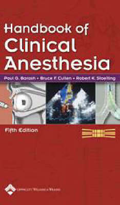 Handbuch der klinischen Anästhesie von 