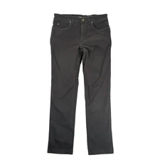 Duluth Flex Fire Hose Pants Mens 32x34 Black Slim Fit Straight Leg Workwear